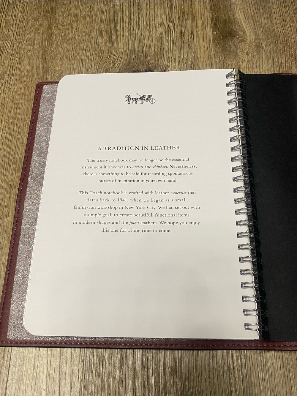 Coach Monogram Notebook - Picture 8 of 9